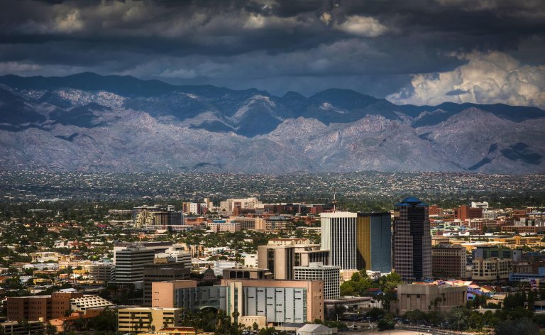 Photo showing the city of Tucson Arizona