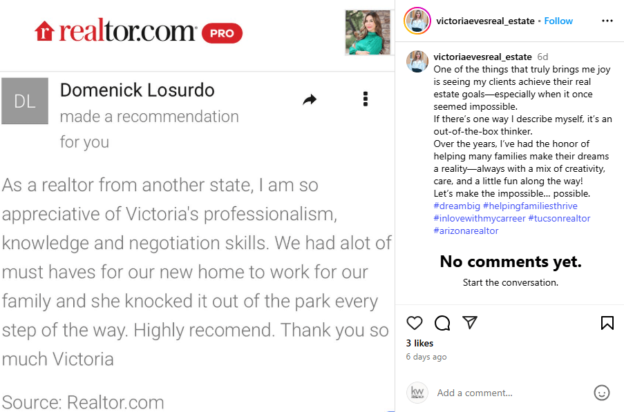 Domenick Losurdo Testimonials